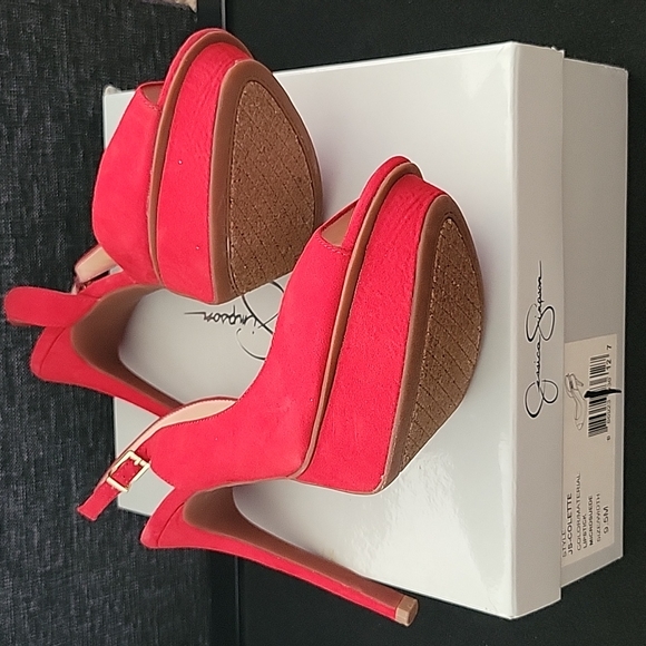 Jessica Simpson Platform Opentoe Heels - Picture 3 of 6